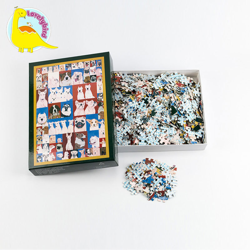 Pädagogisches Holzpuzzle für Erwachsene