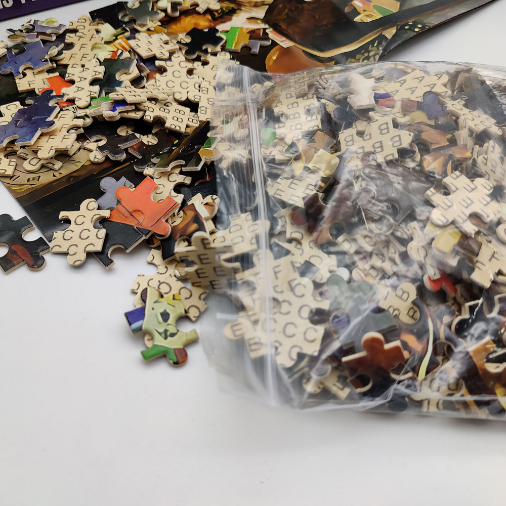 Großhandelspädagogisches Spielzeug-kundenspezifisches Pappholz-Puzzle 300 Stücke DIY-Puzzle