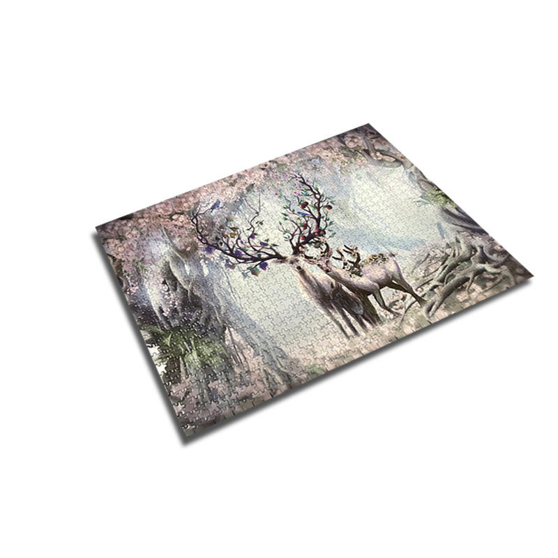 Puzzle-Drucker Produziert 1000-teiliges Kunststoff-Puzzle mit kundenspezifischen Designs für Erwachsene