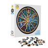 Runde Puzzles für Erwachsene 500 Teile Puzzle - DIY benutzerdefinierte Konstellationskreispuzzles