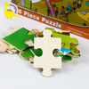 100-teiliges Lernpuzzle mit Poster aus Holz für Kinder